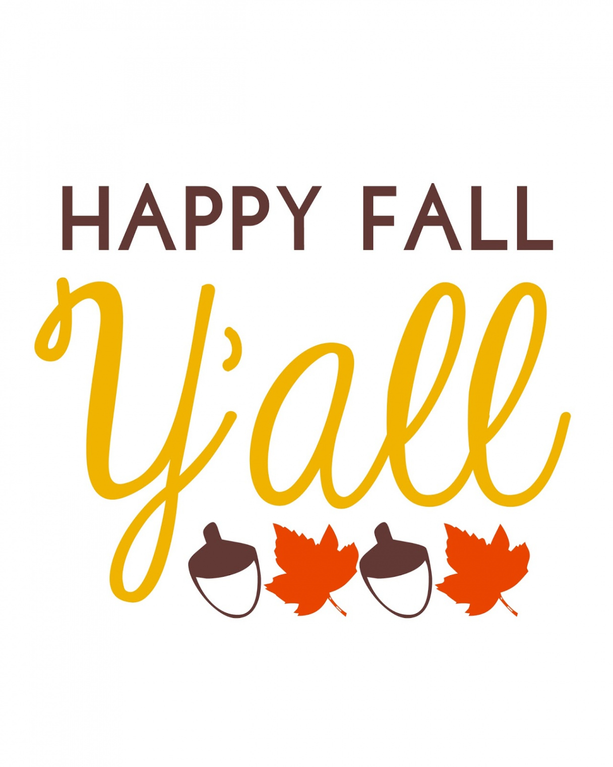 Happy Fall, Y