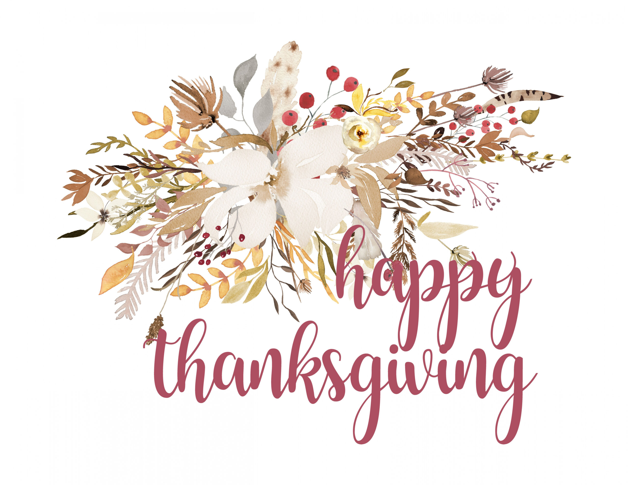 Happy Thanksgiving Free Fall Printable  inbetweenchaos