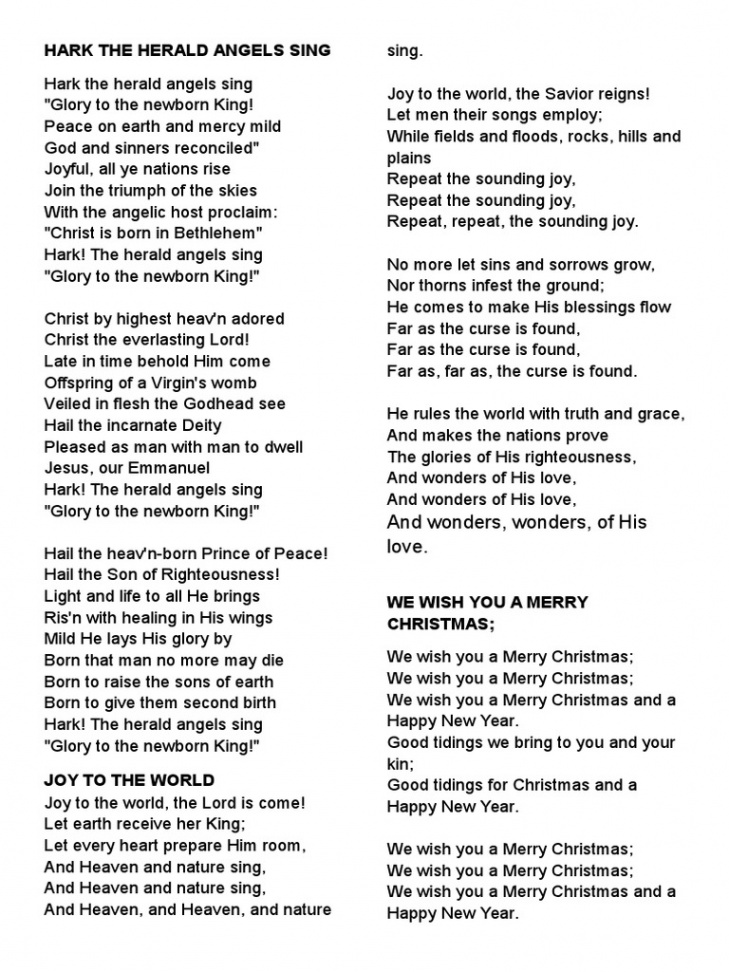 Hark The Herald Angels Sing  PDF  Joy To The World  Heaven