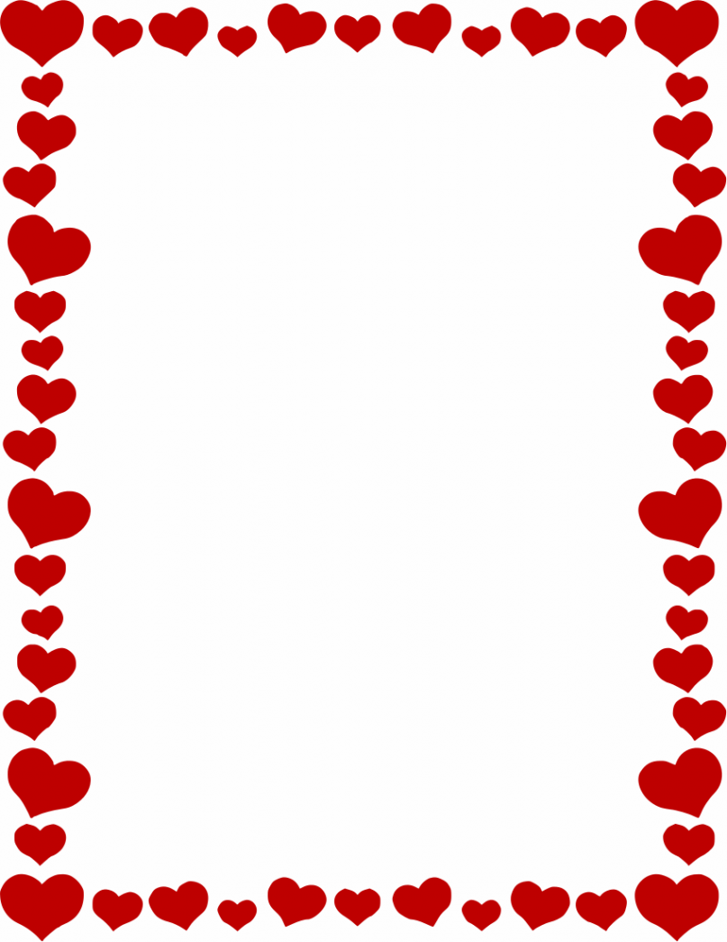 hearts border  Clip art, Bordas coloridas, Moldura coração