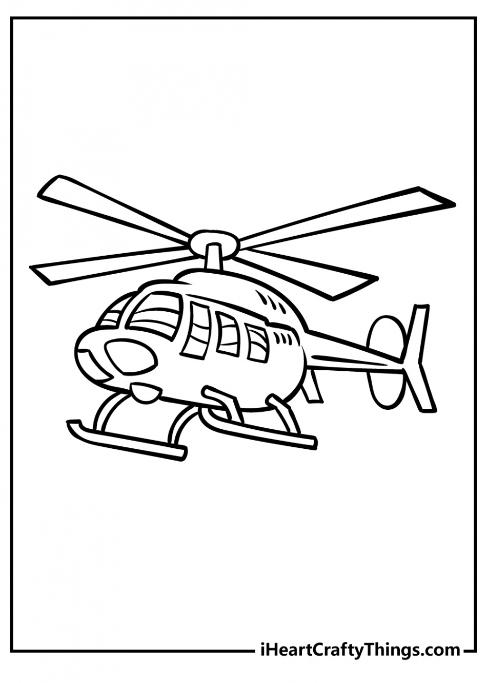 Helicopter Coloring Pages (% Free Printables)