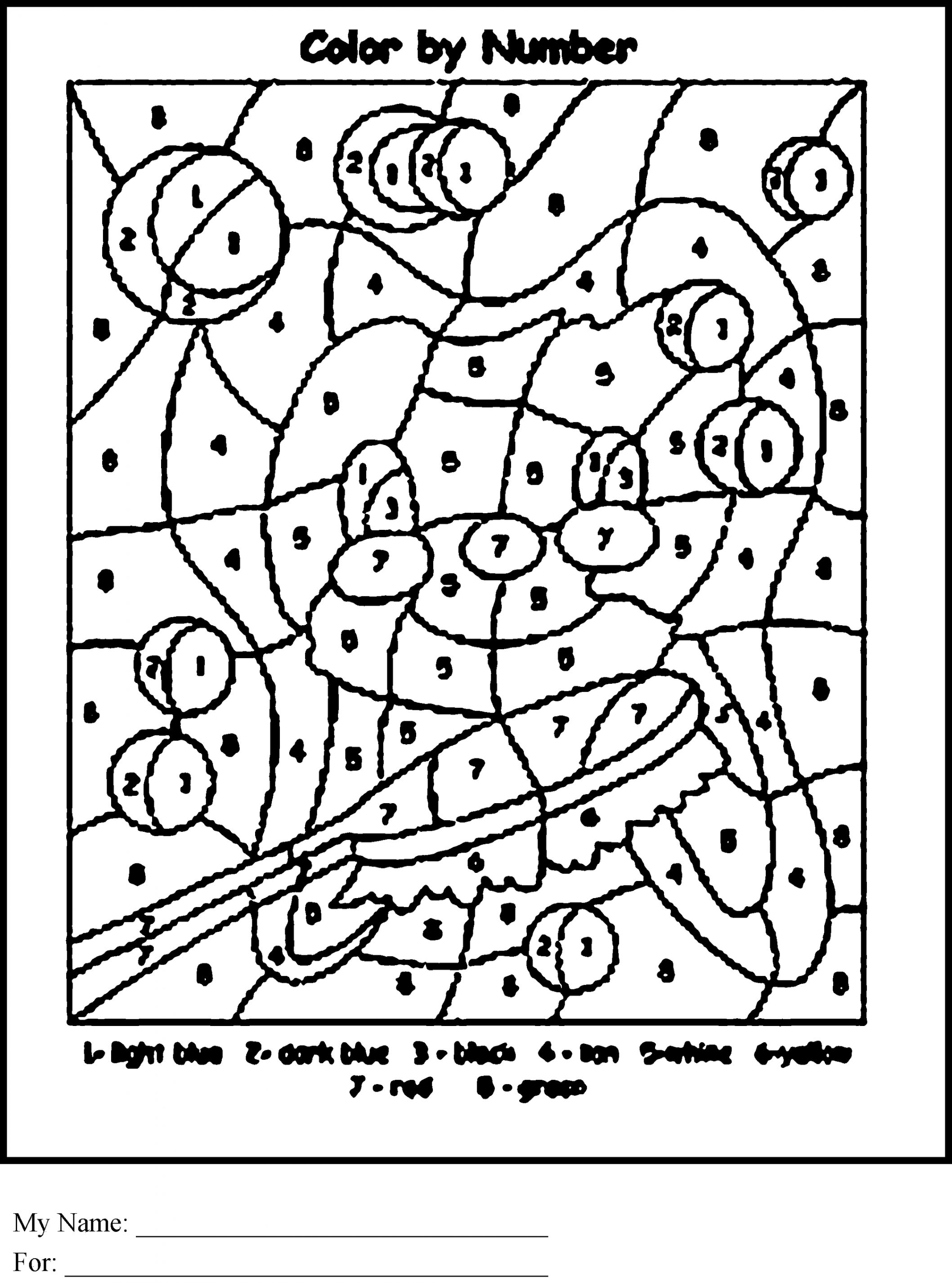 Hidden Picture Color by Number  Activity Shelter  Christmas math