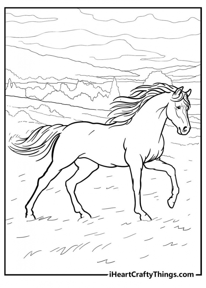 Horse Coloring Pages (% Free Printables)