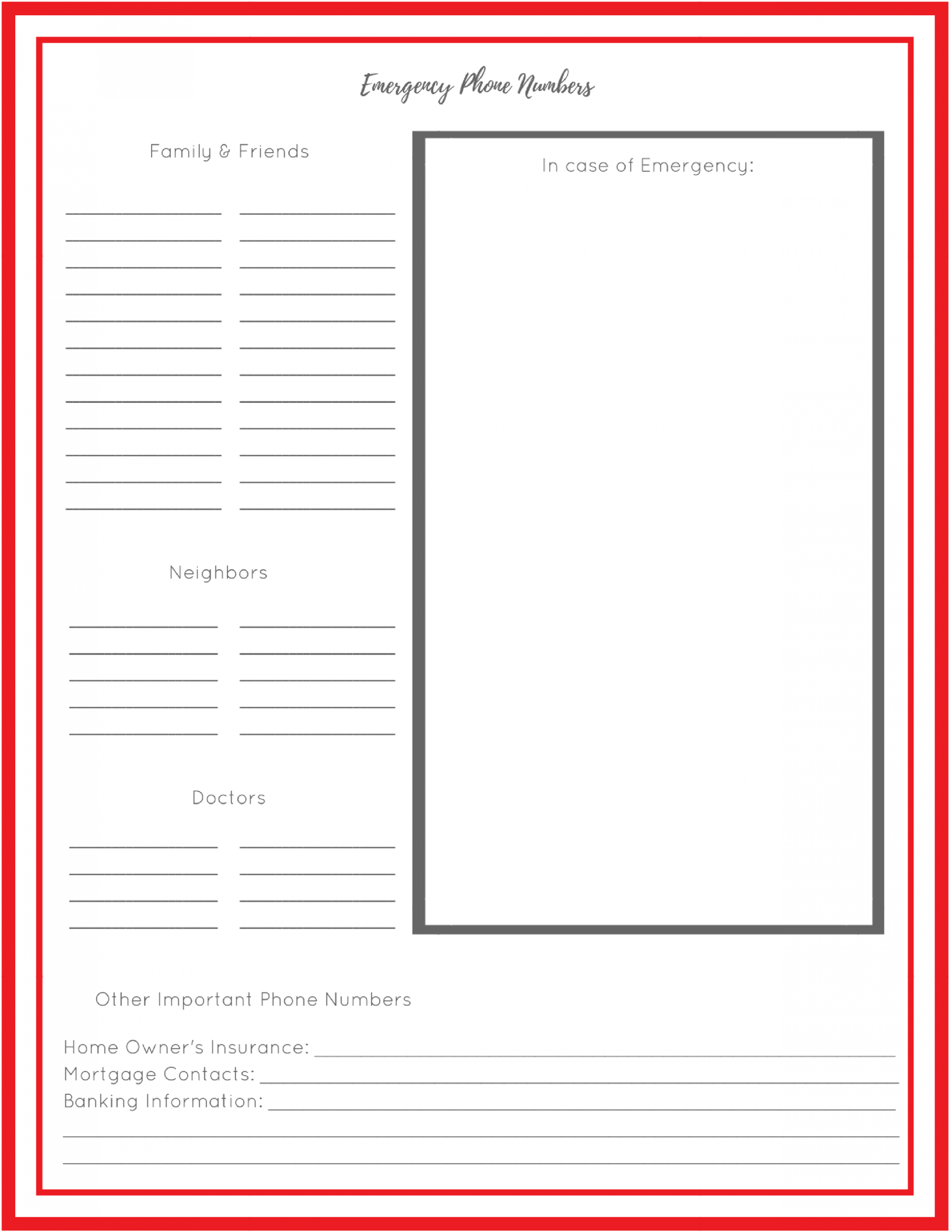 How to Build an Emergency Grab & Go Binder + FREE Printable