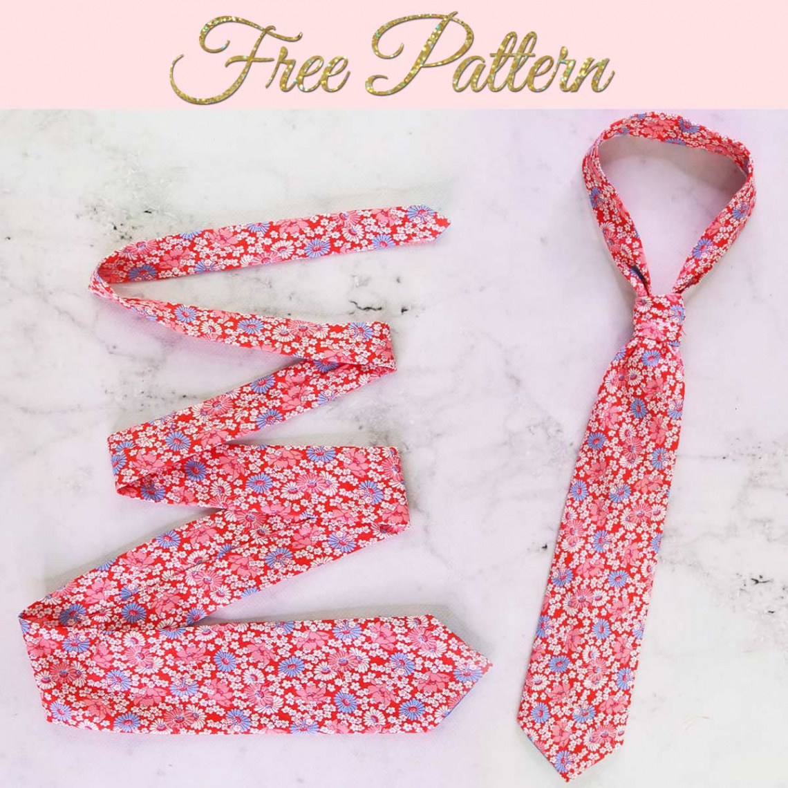 How to Make a Tie - FREE Tie Pattern Printable  TREASURIE