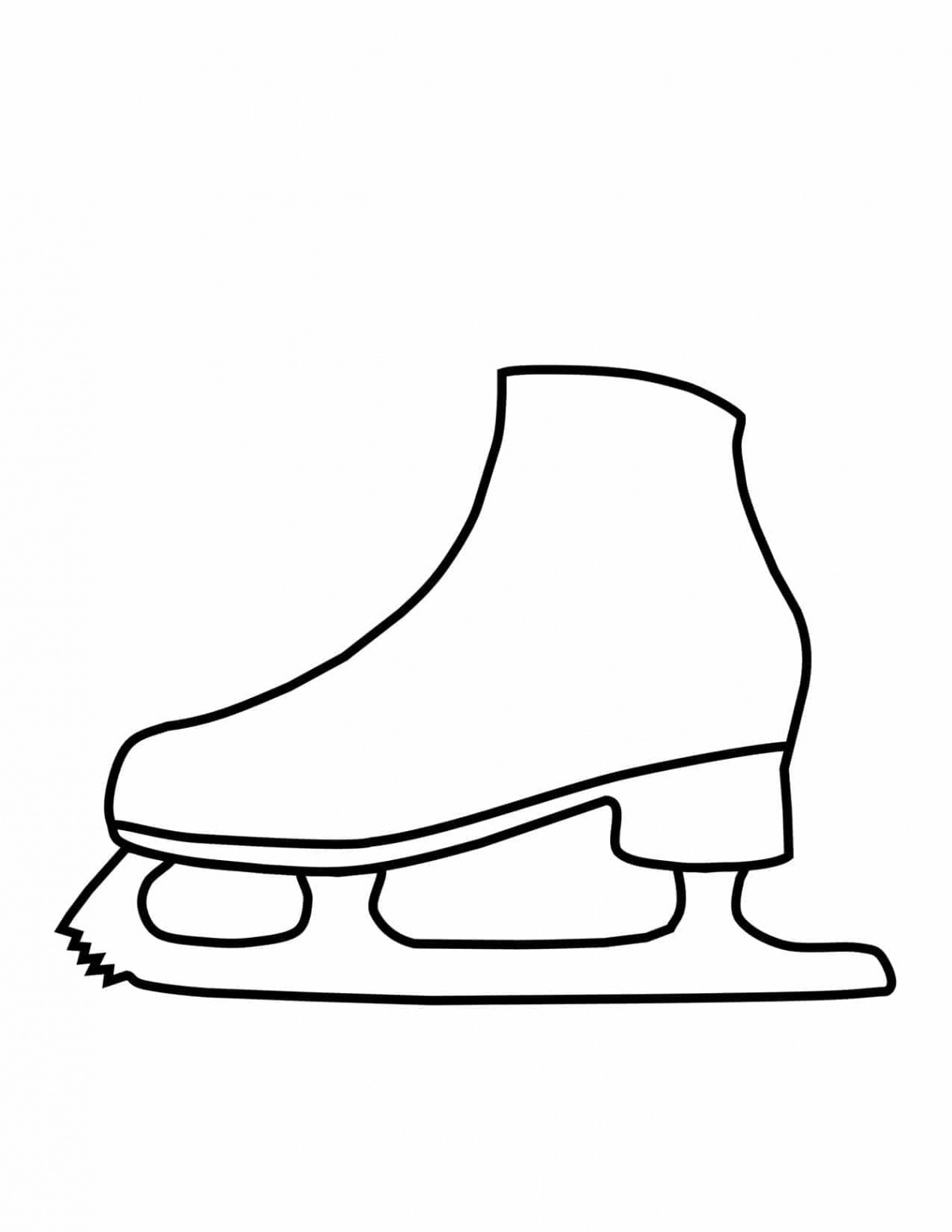 Ice Skate - FREE Printable Template  Planerium