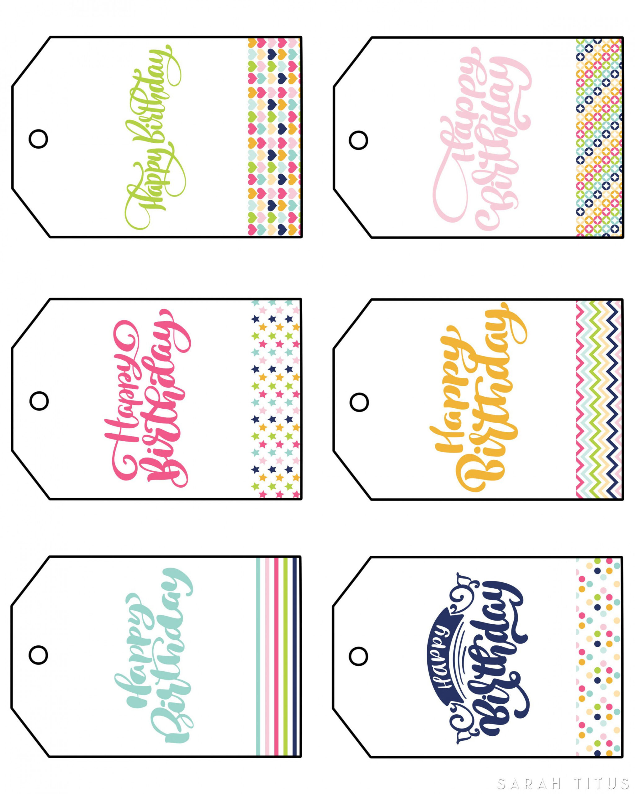 Imagen relacionada  Birthday gift tags printable, Gift tags