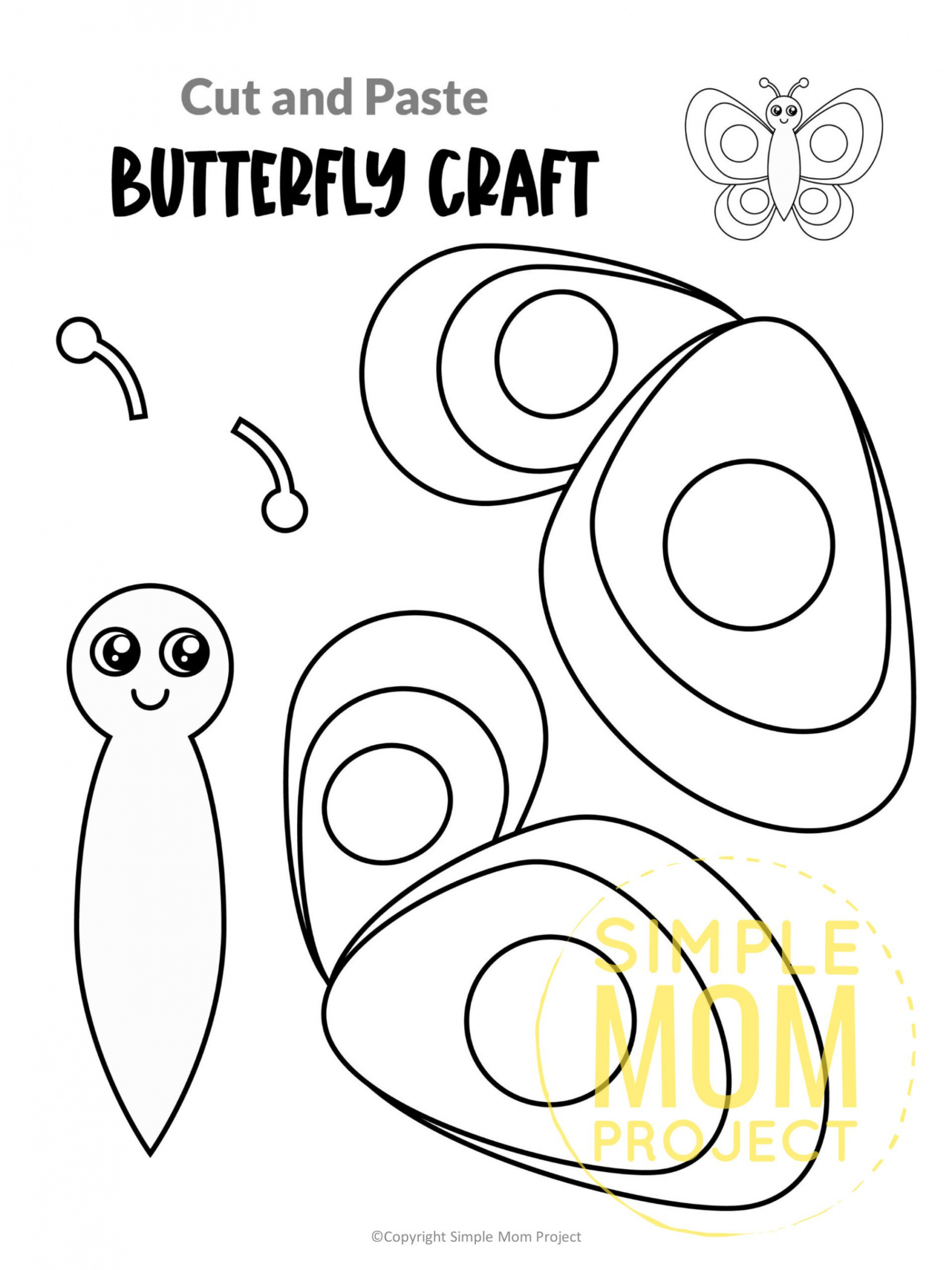 Insect and Bug Cut and Paste Craft Templates