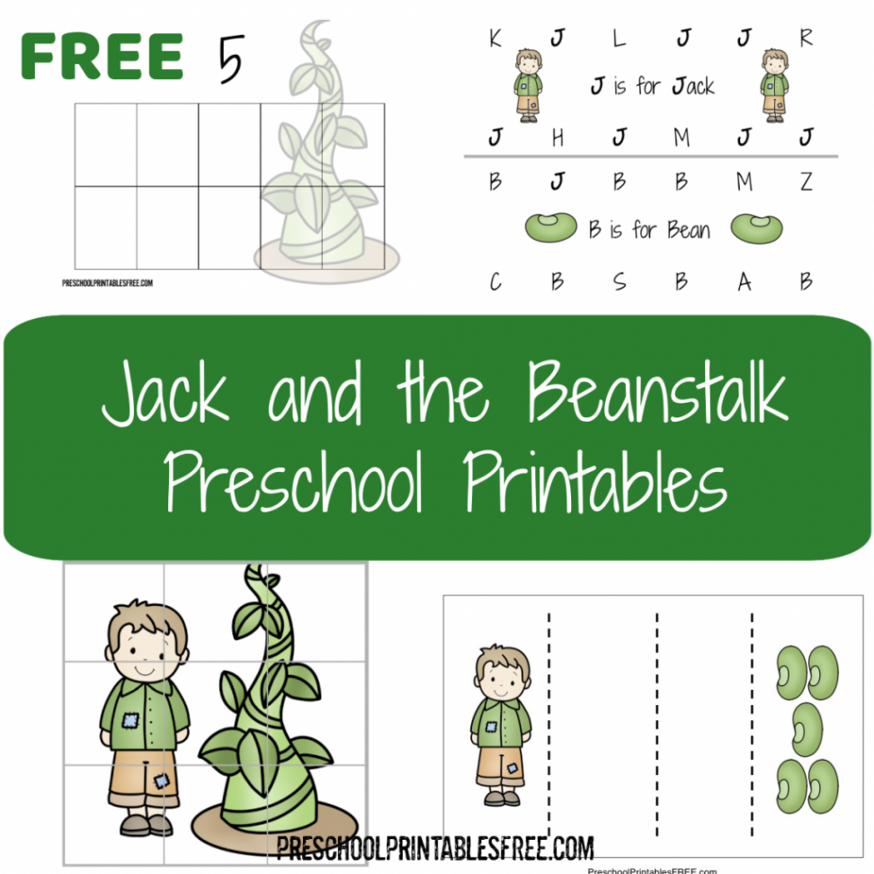 Jack and the Beanstalk Activities and Printables – Free Preschool