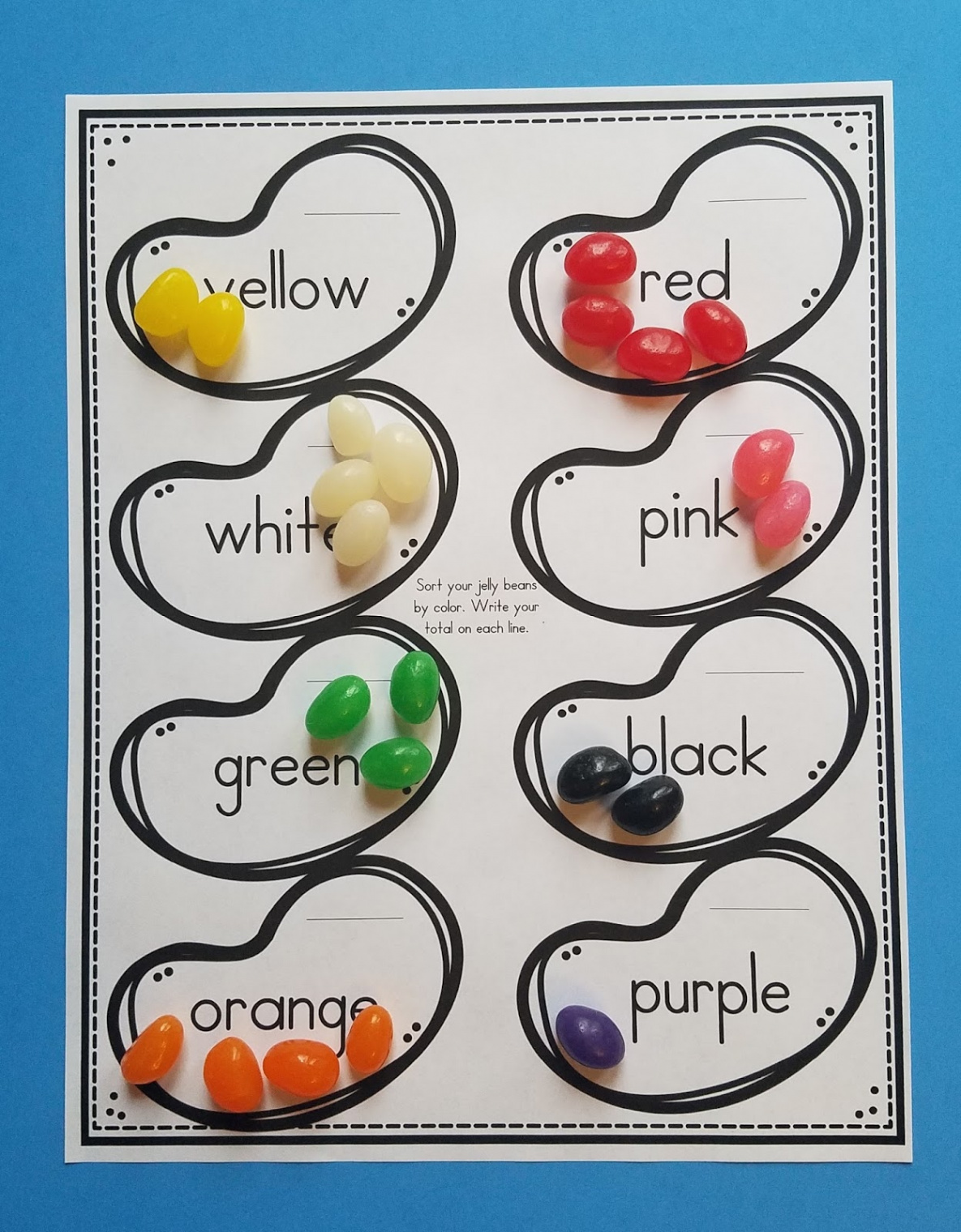 Jelly Bean Math Activities  Mrs