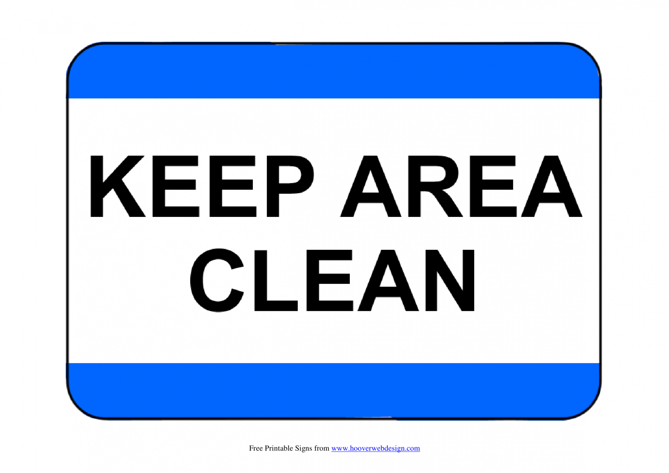 Keep Clear Signs  Poster Template