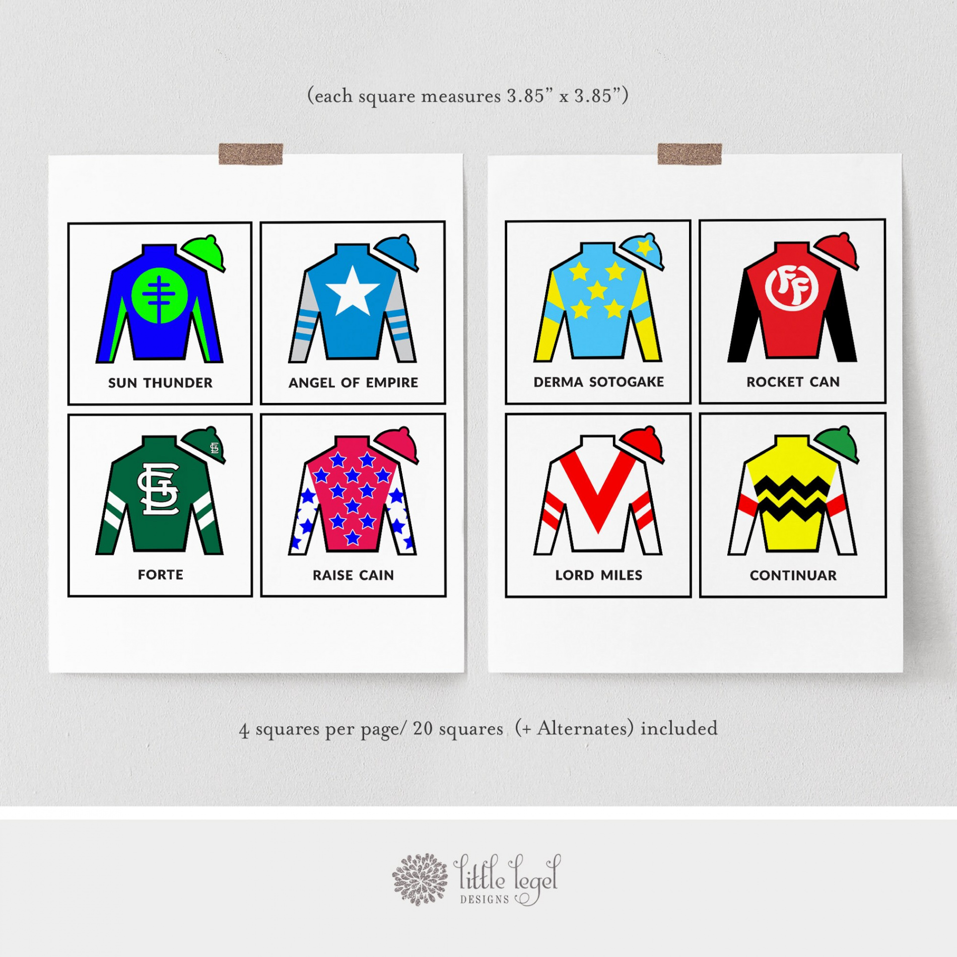 KY Derby Silks Printables  FINAL UPDATE th Derby - Etsy