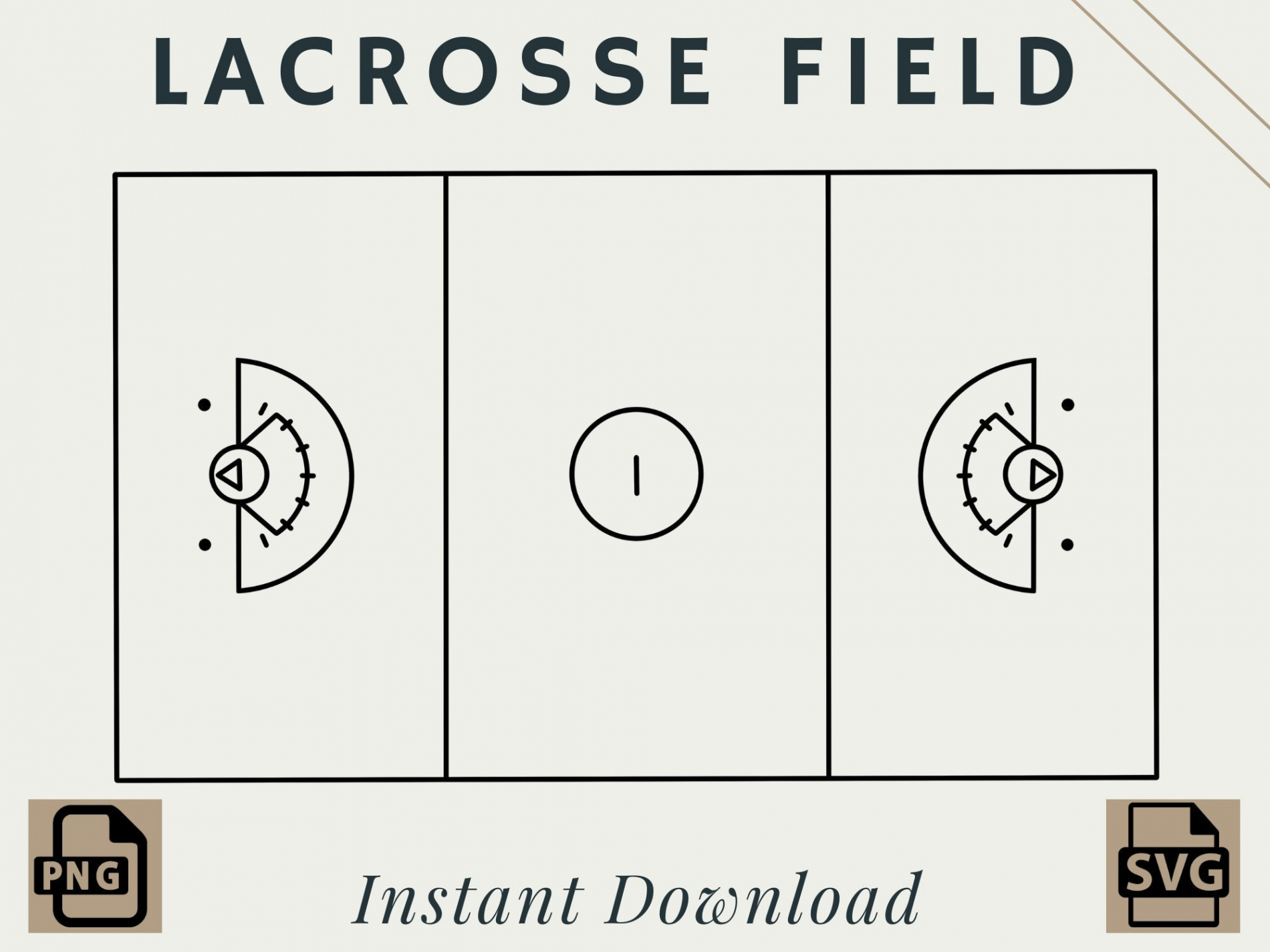 Lacrosse Field  PNG  SVG  Digitaler Download  Druckbare