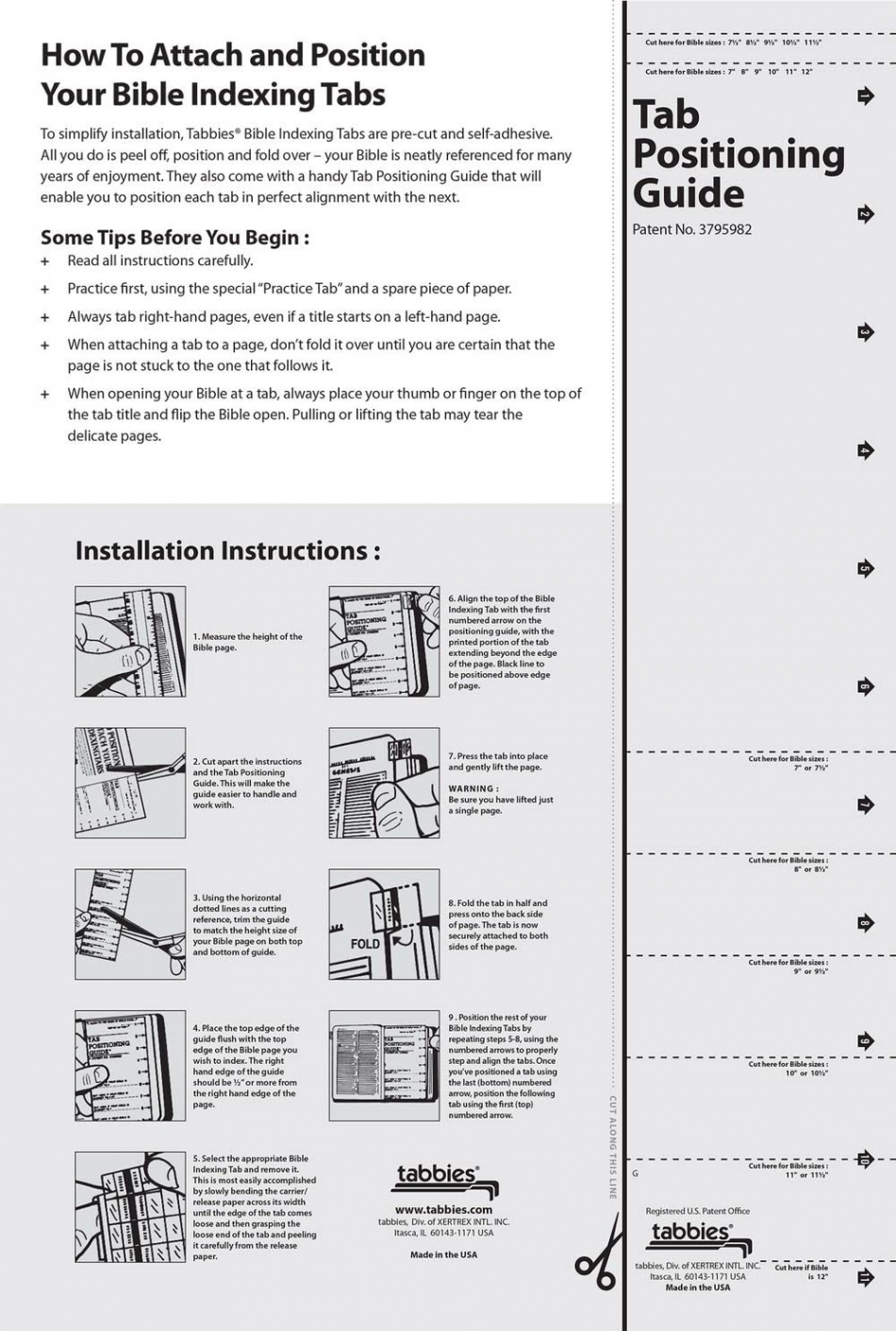 Large Print Bible Indexing Tabs - Silver: Bible Indexing Tabs