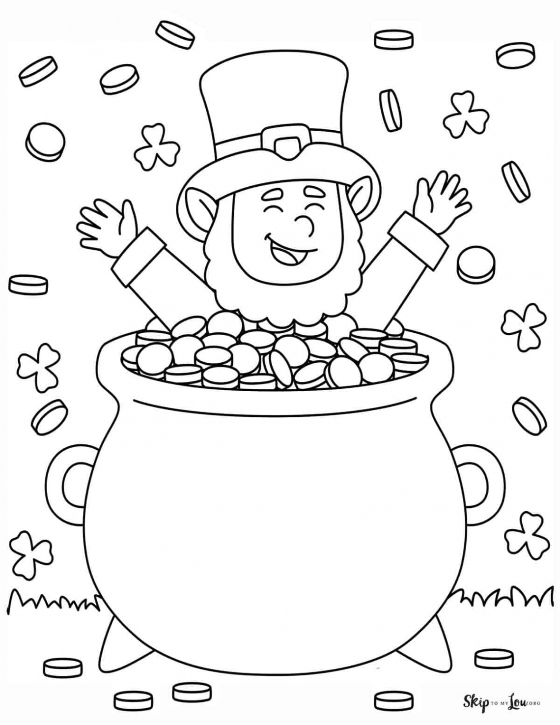 Leprechaun Coloring Pages  Skip To My Lou