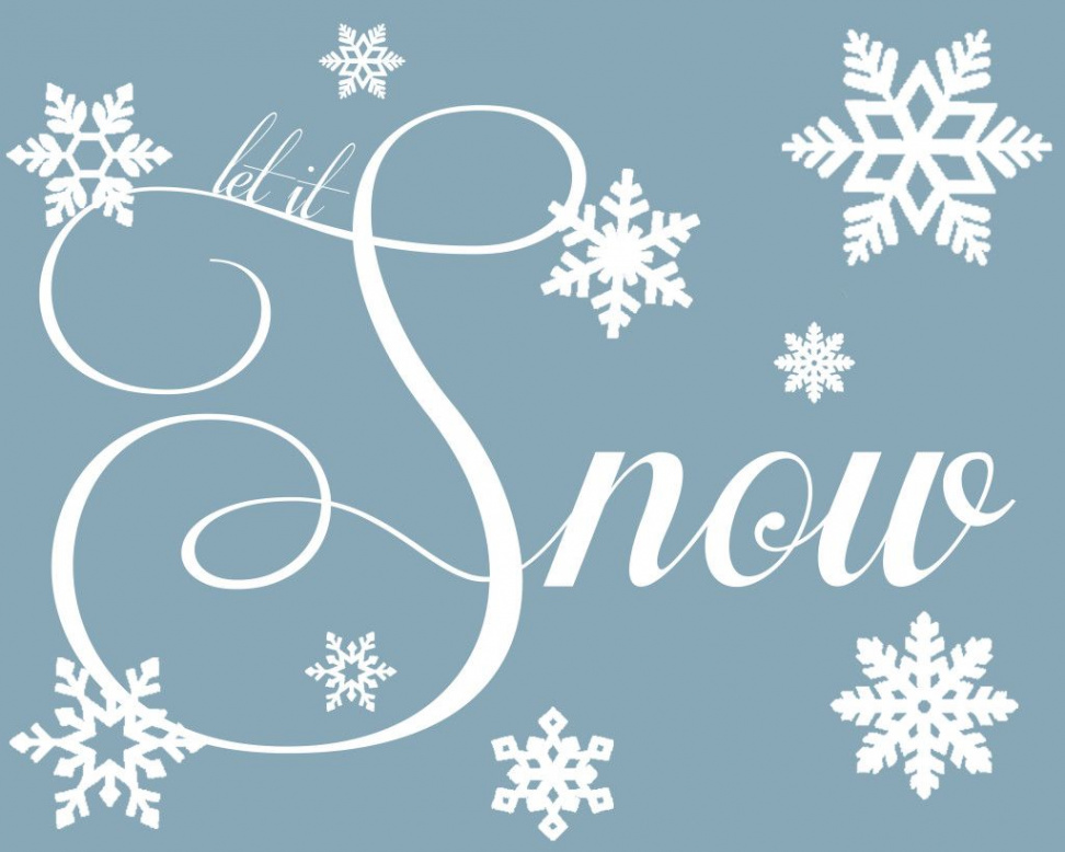 Let It Snow! Free Christmas Printable  Free christmas