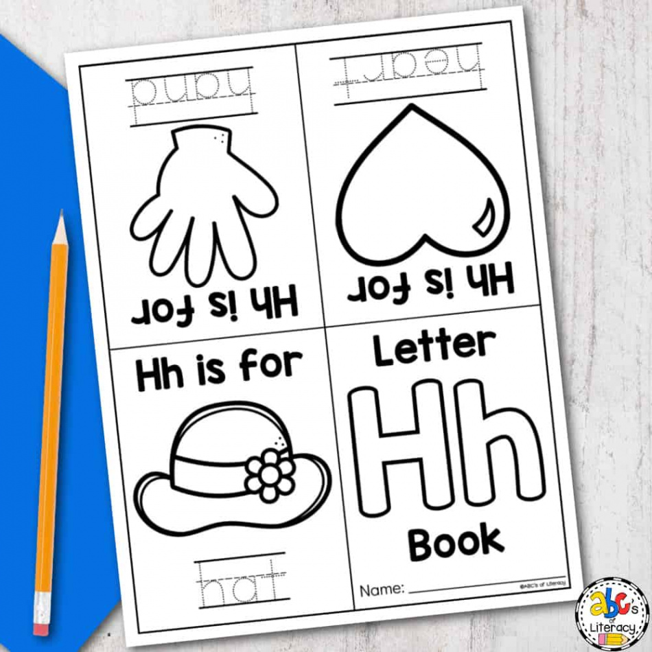 Letter H Book