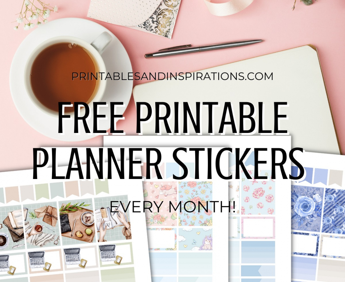 List of Planner Stickers – Free Printable - Printables and