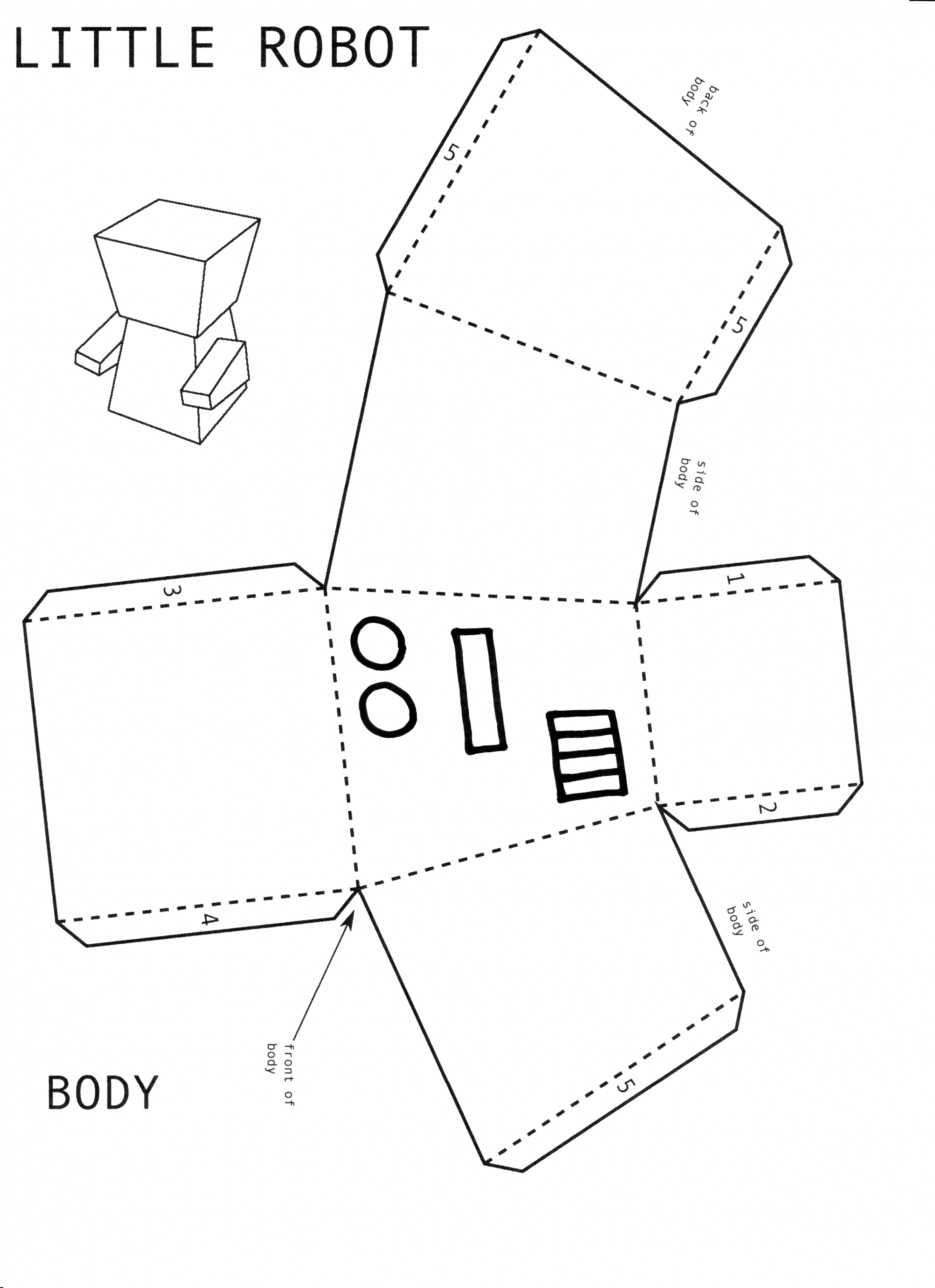 Little Robot activity - Maths on Toast