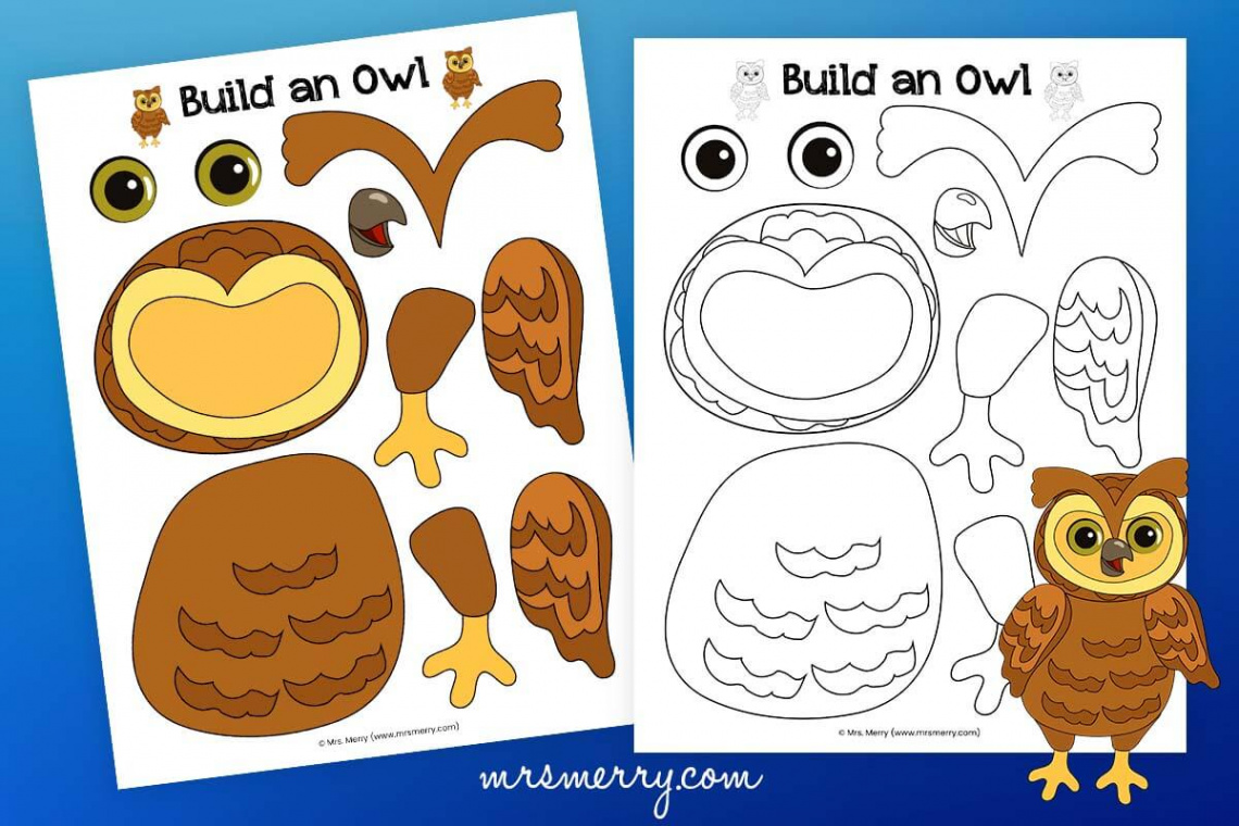 Make an Owl Craft  Owl Template Printable  Mrs