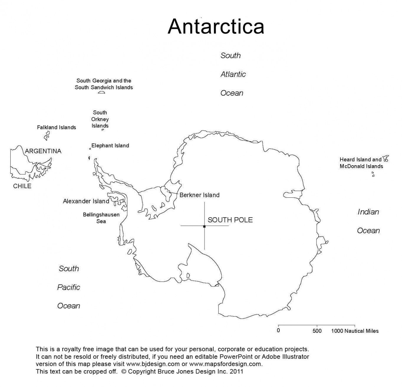 Map, Antarctica, Geography map