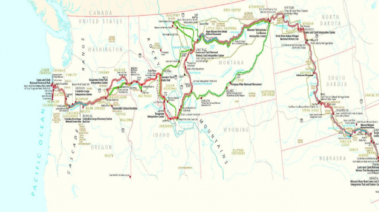 Maps - Lewis & Clark National Historic Trail (U.S