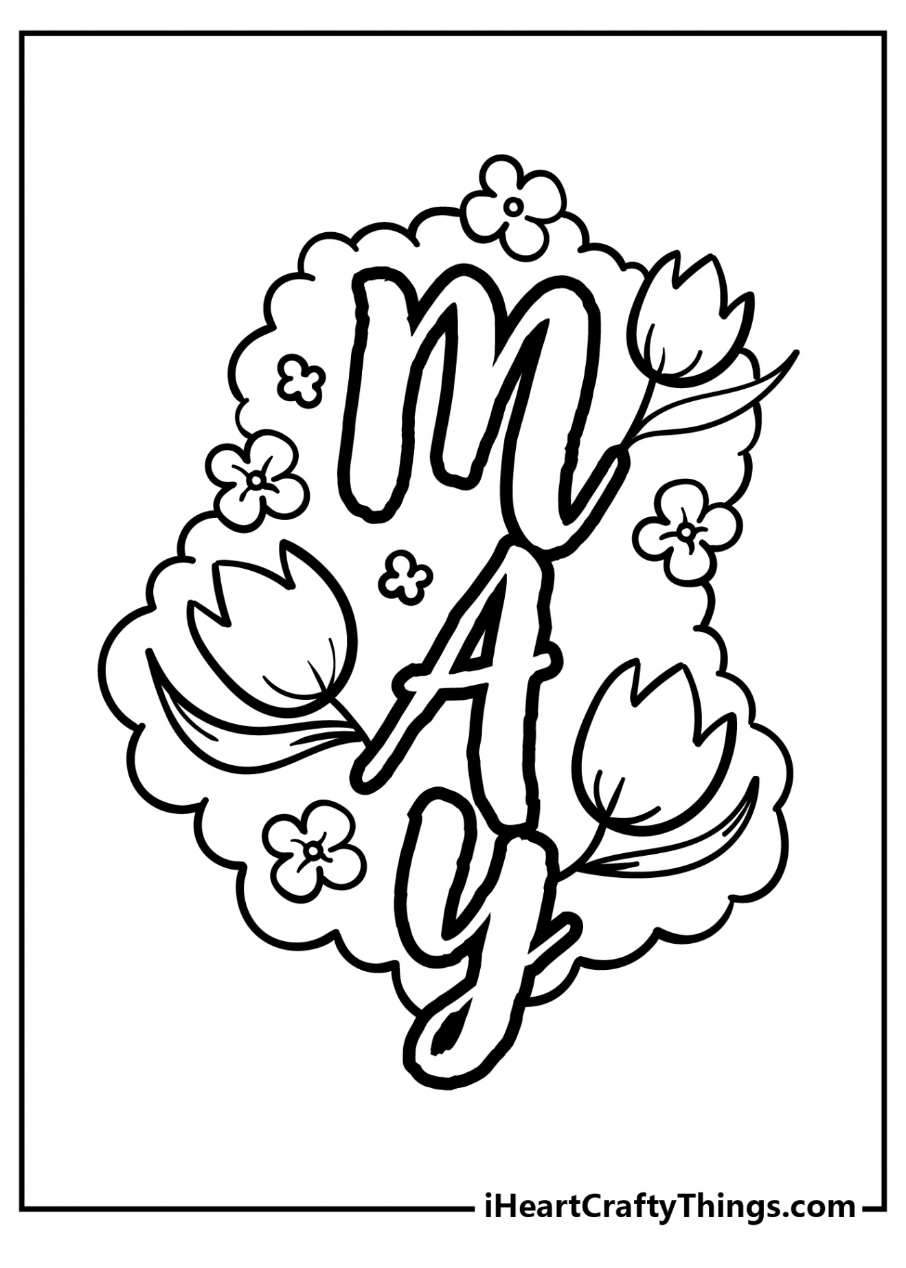 May Coloring Pages (% Free Printables)