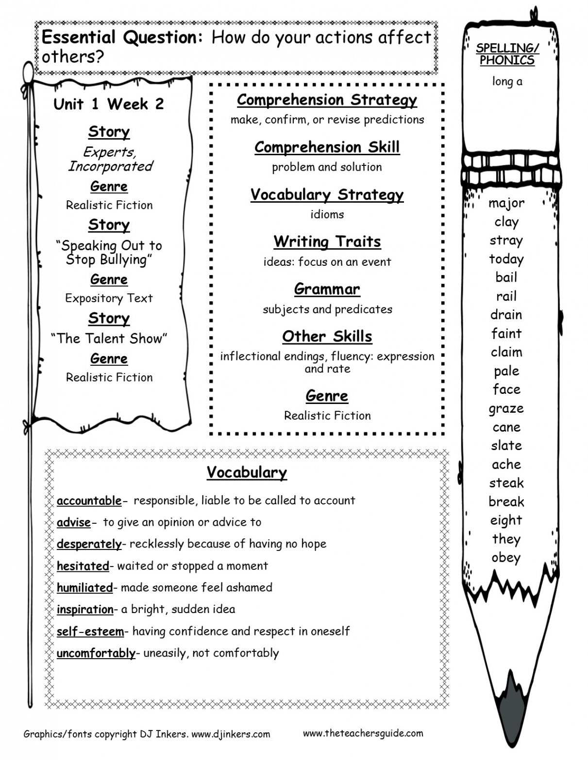 McGraw-Hill Wonders Fourth Grade Resources and Printouts