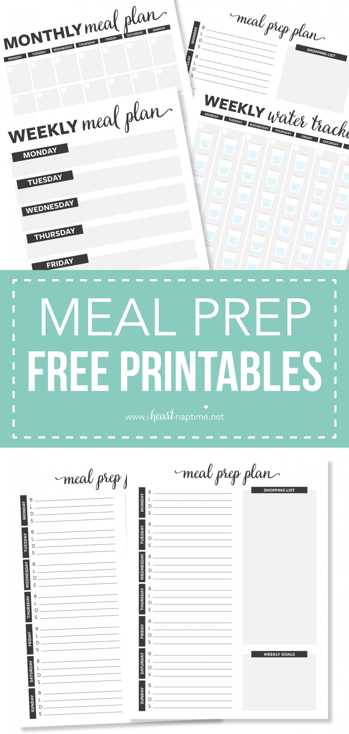 + Meal Prep Ideas (+ FREE Printables!) - I Heart Naptime  Meal