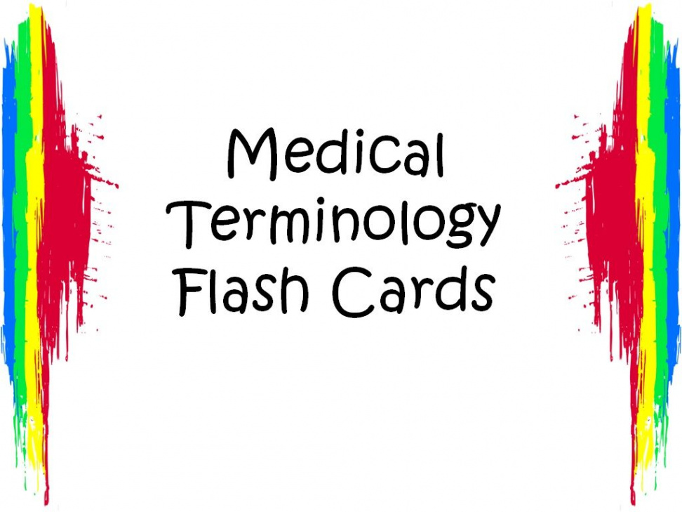 medical terminology  Free Medical Terminology Flash Cards