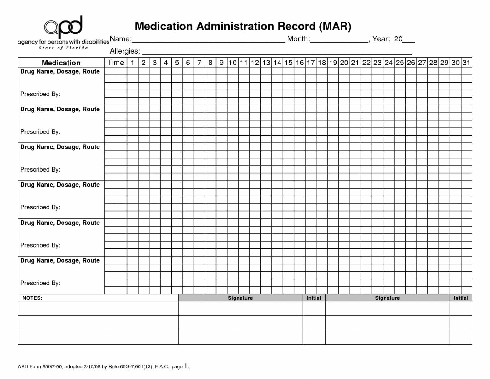 medication form - Google Search  Medication administration