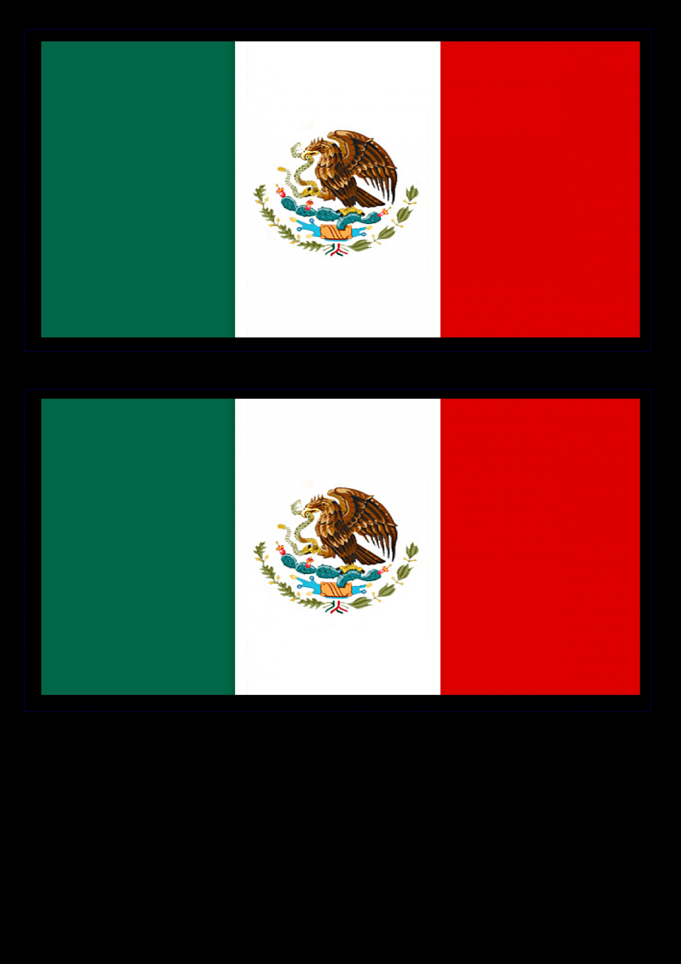 Mexico Flag - Download this free printable Mexico template A flag