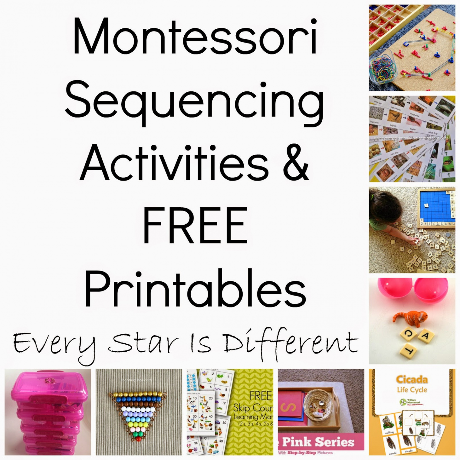 Montessori-inspired Sequencing Activities & FREE Printables (KLP