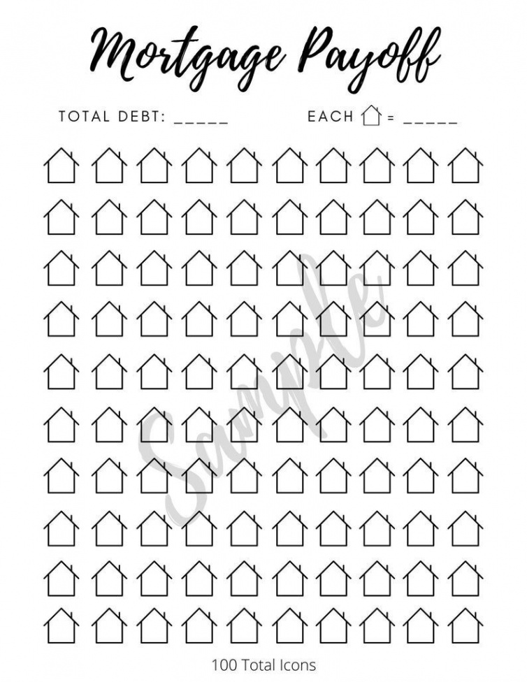 Mortgage Debt Tracker Printable Mortgage Payoff Tracker PDF - Etsy