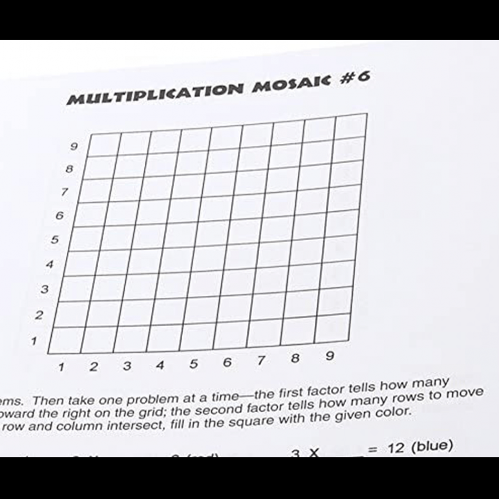 Multiplication Mosaics - Beyond The Blackboard