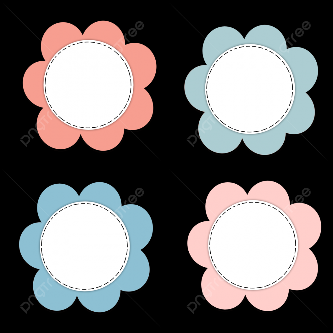 Name Tag Flowers PNG Transparent Images Free Download  Vector