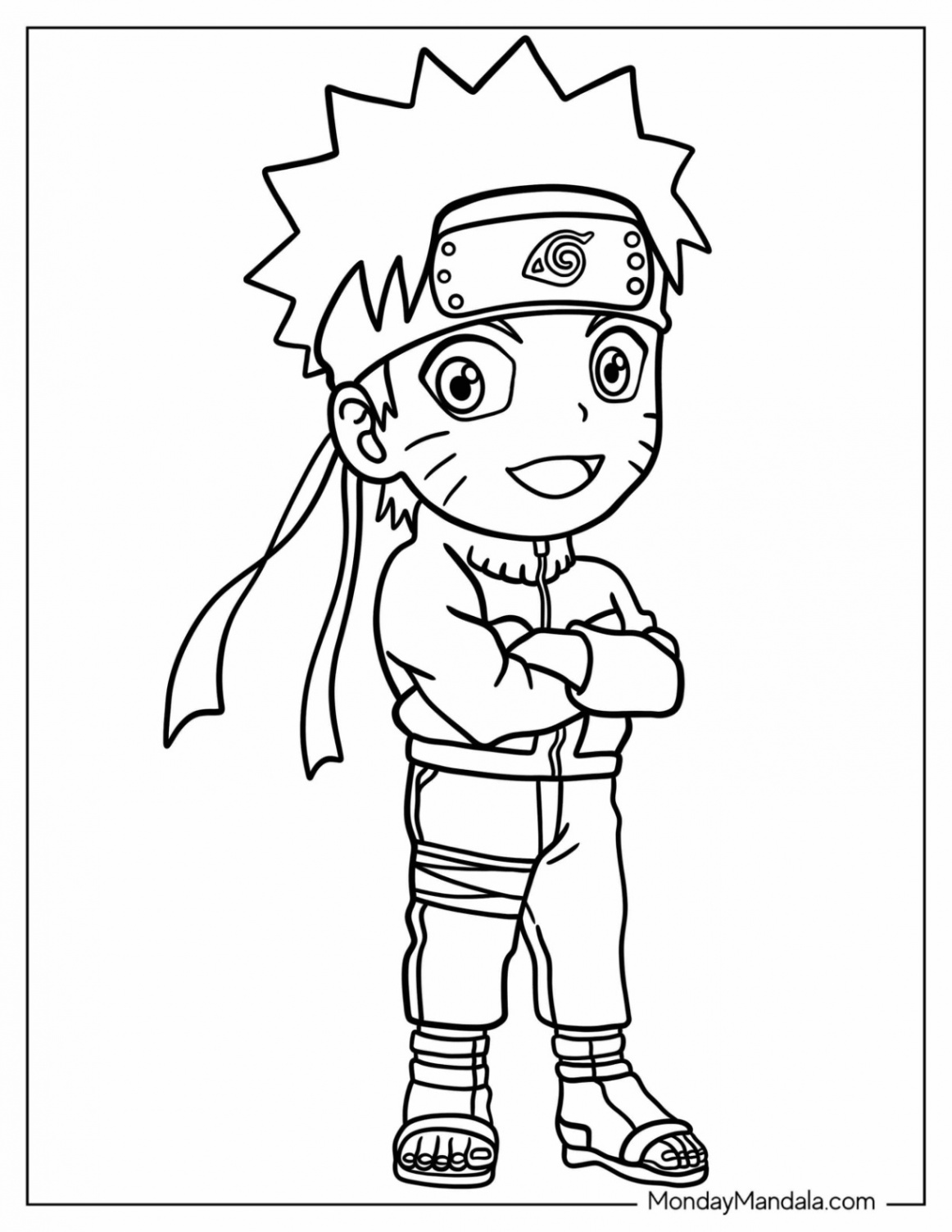 Naruto Coloring Pages (Free PDF Printables)