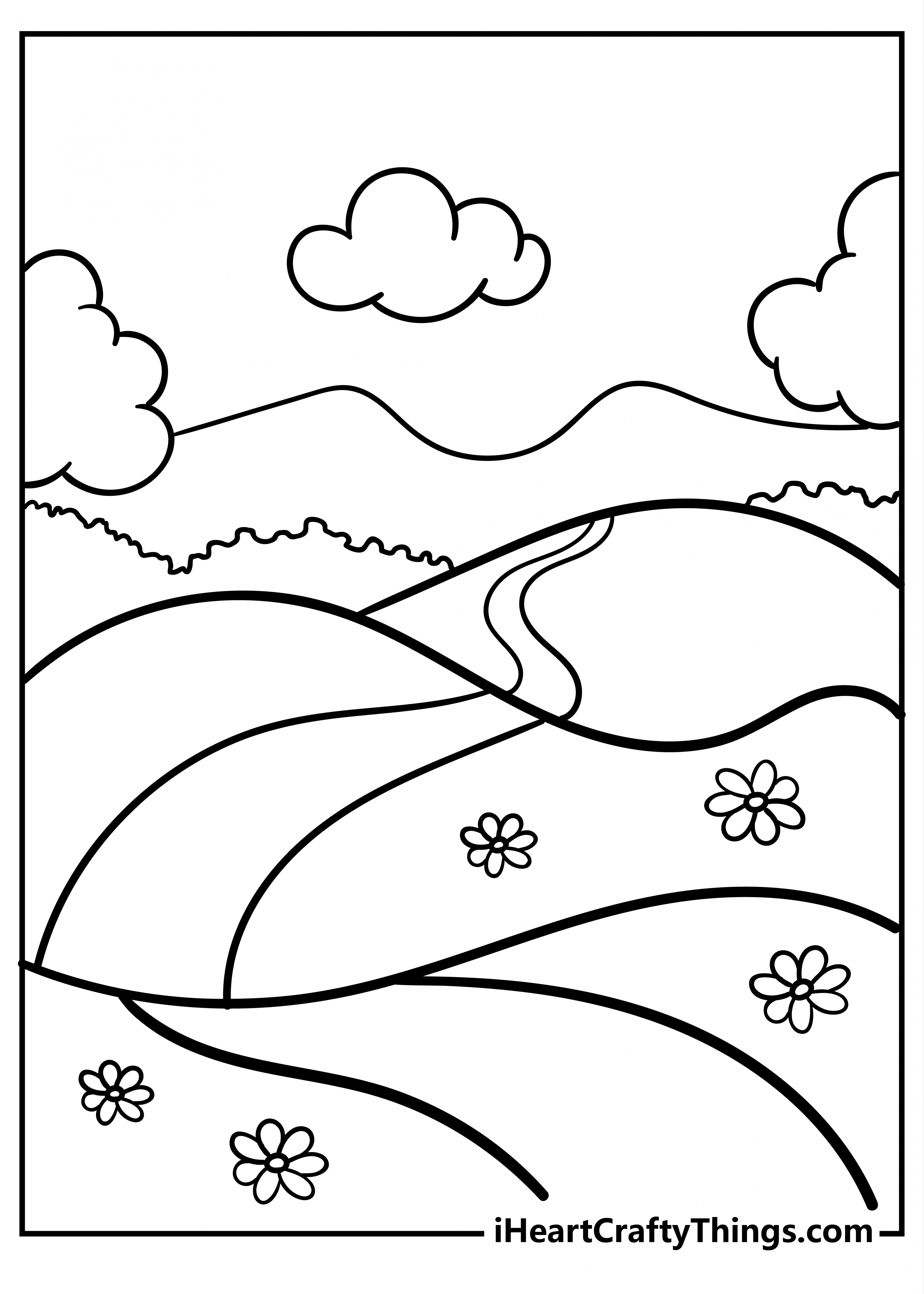 Nature Coloring Pages (% Free Printables)