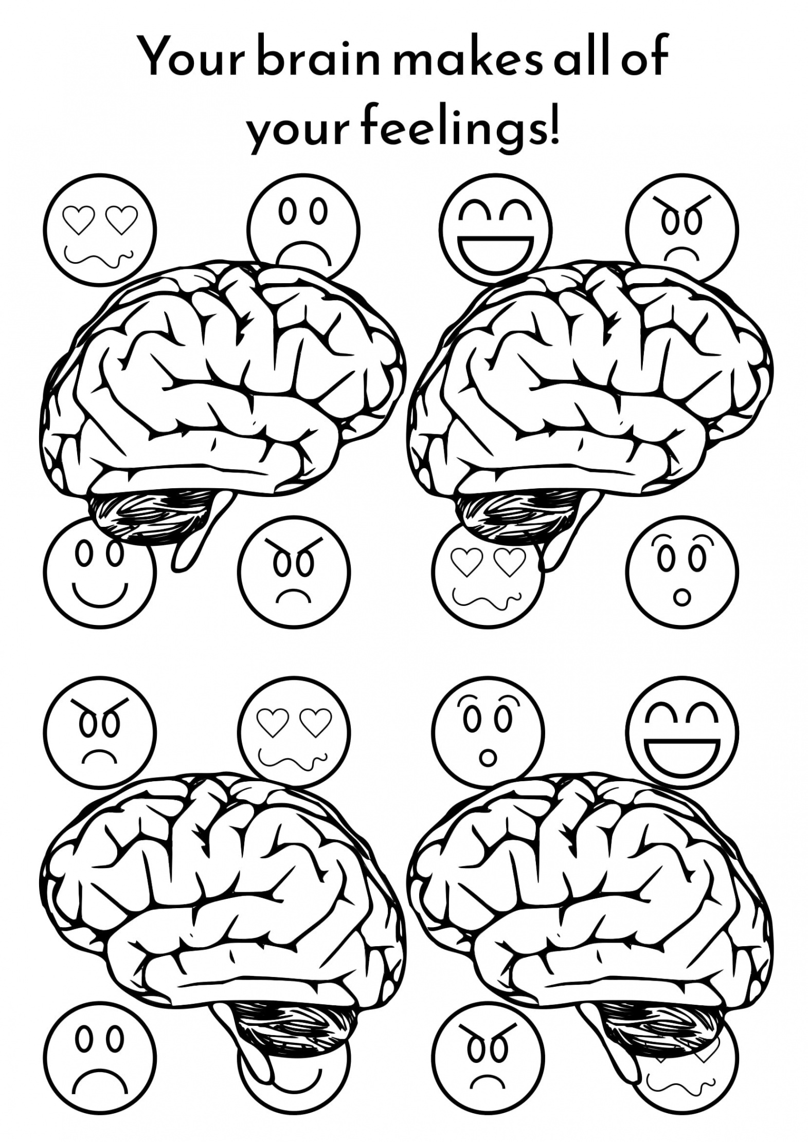 Neuro Coloring pPages — GLIA