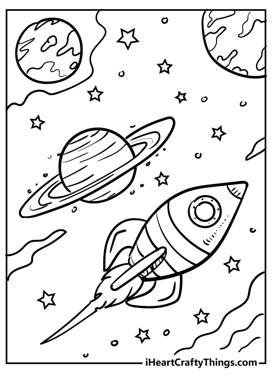 Outer Space Coloring Pages (% Free Printables)