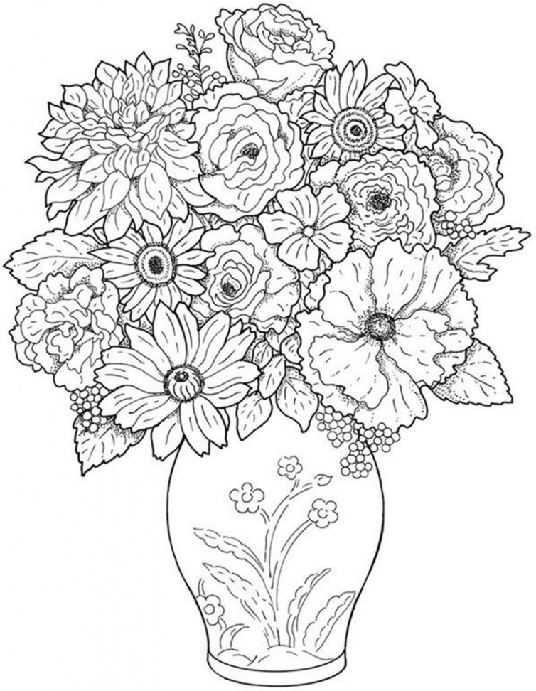 Pin on Flower Coloring Pages