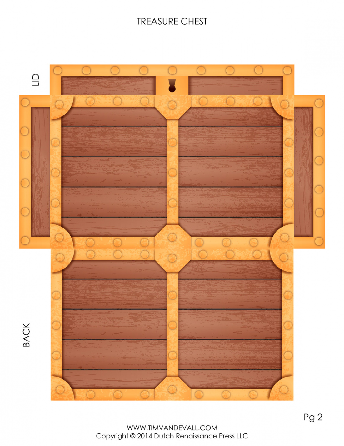 Pirate Treasure Chest Template  Make Your Own Paper Treasure