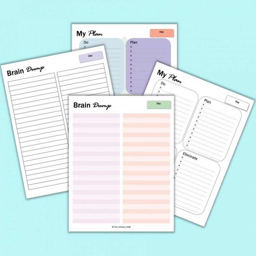 Powerful Ways to Do a Brain Dump (with free printable brain dump