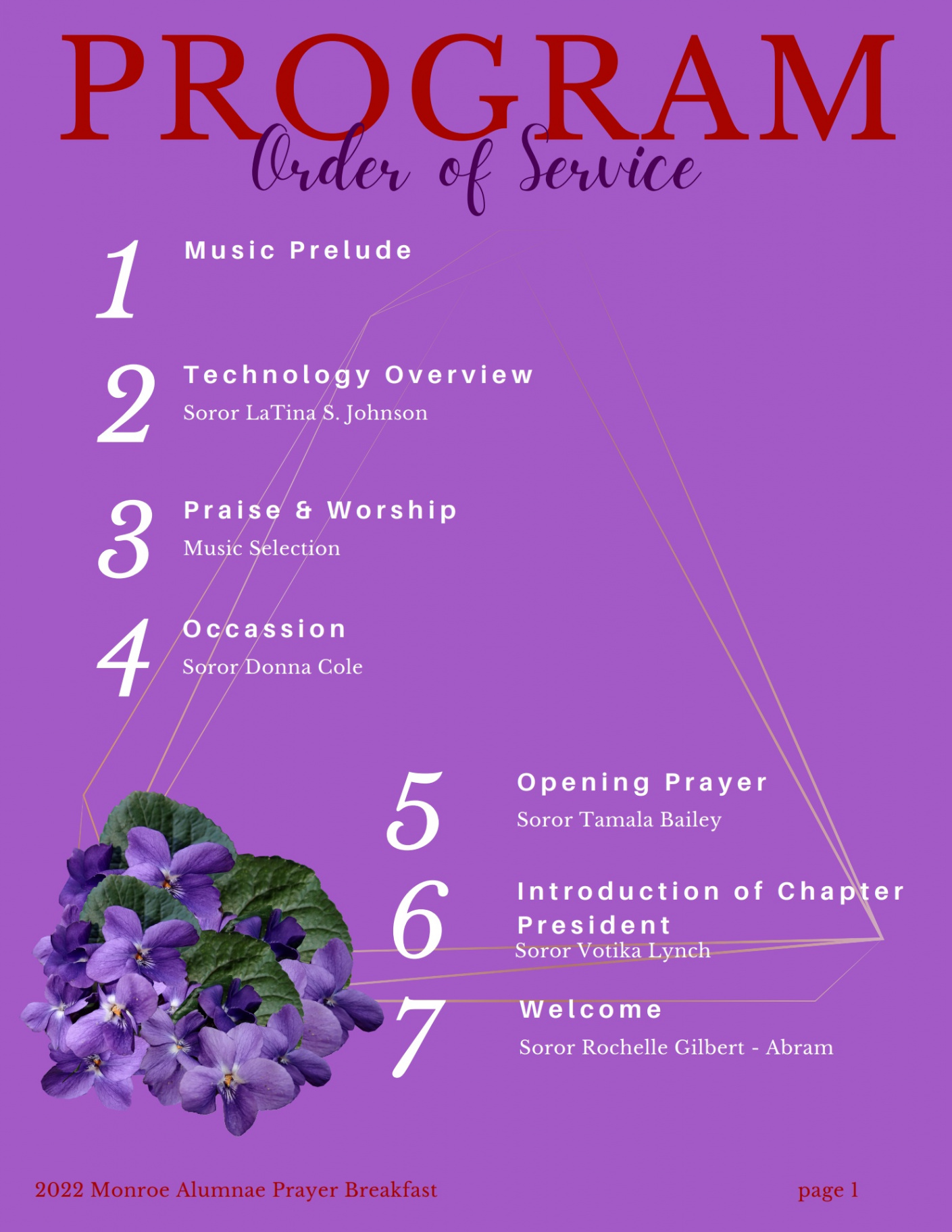 Prayer Breakfast Program Pages - - Flip PDF Download