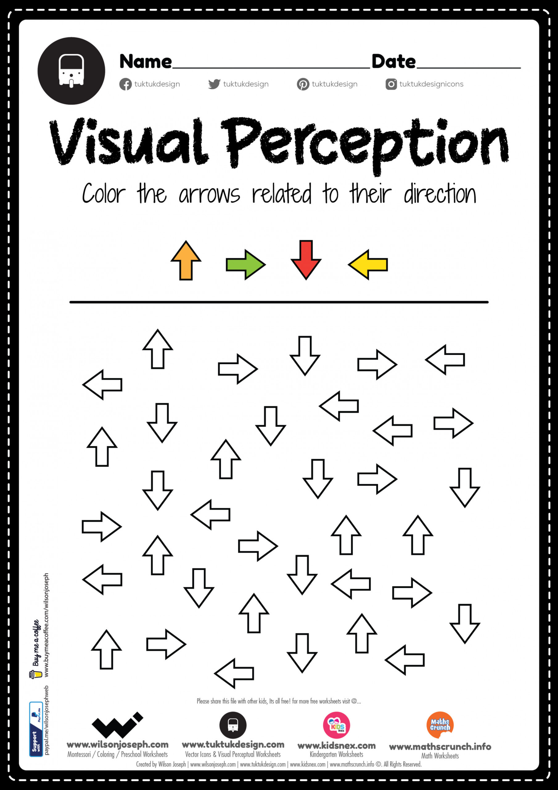 Preschool & Kindergarten Worksheets - Free Printable PDF