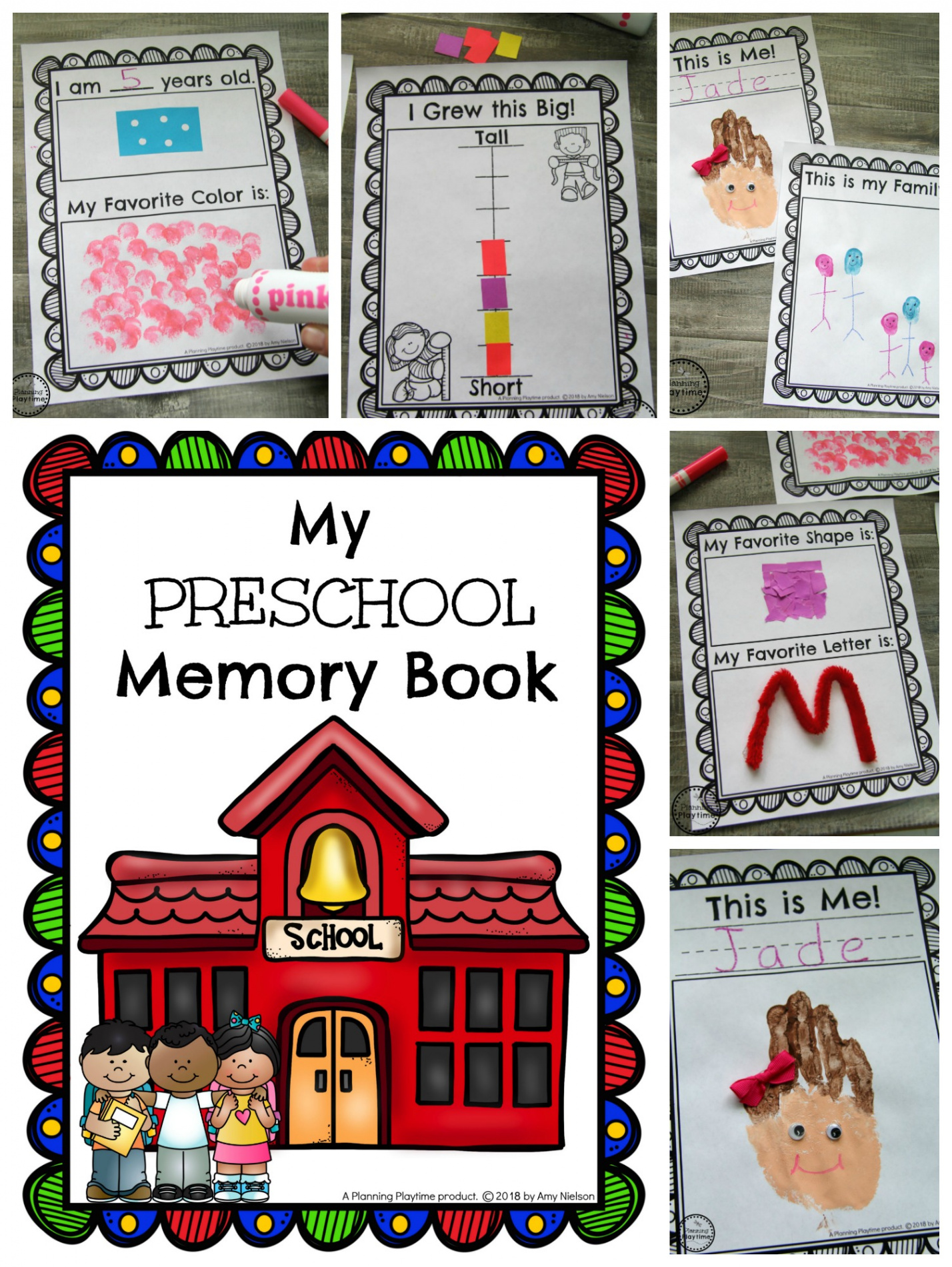 Preschool Memory Book - Planning Playtime