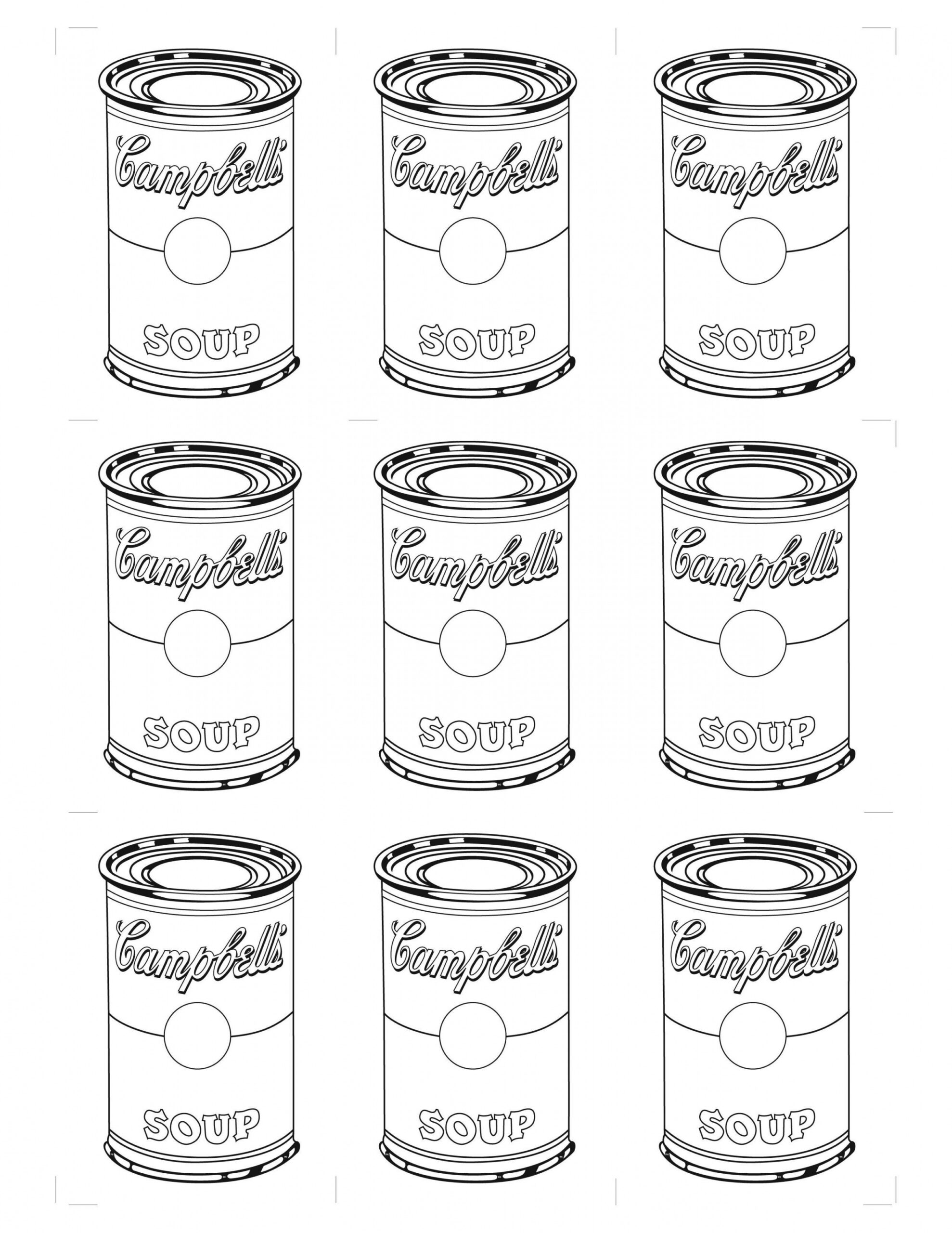 Printable Andy Warhol Template Free - Printable Templates Free