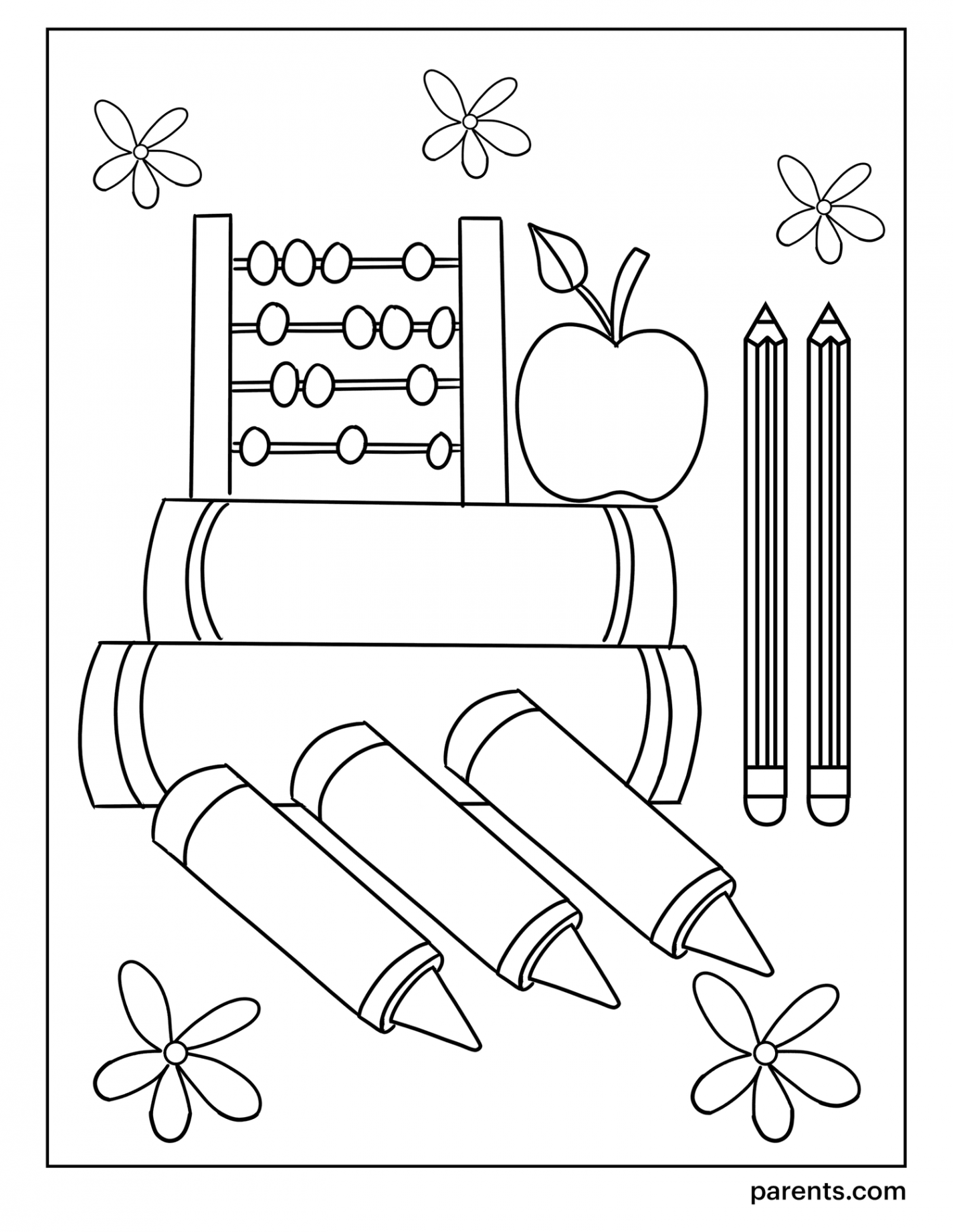 Printable Back-to-School Coloring Pages for Kids