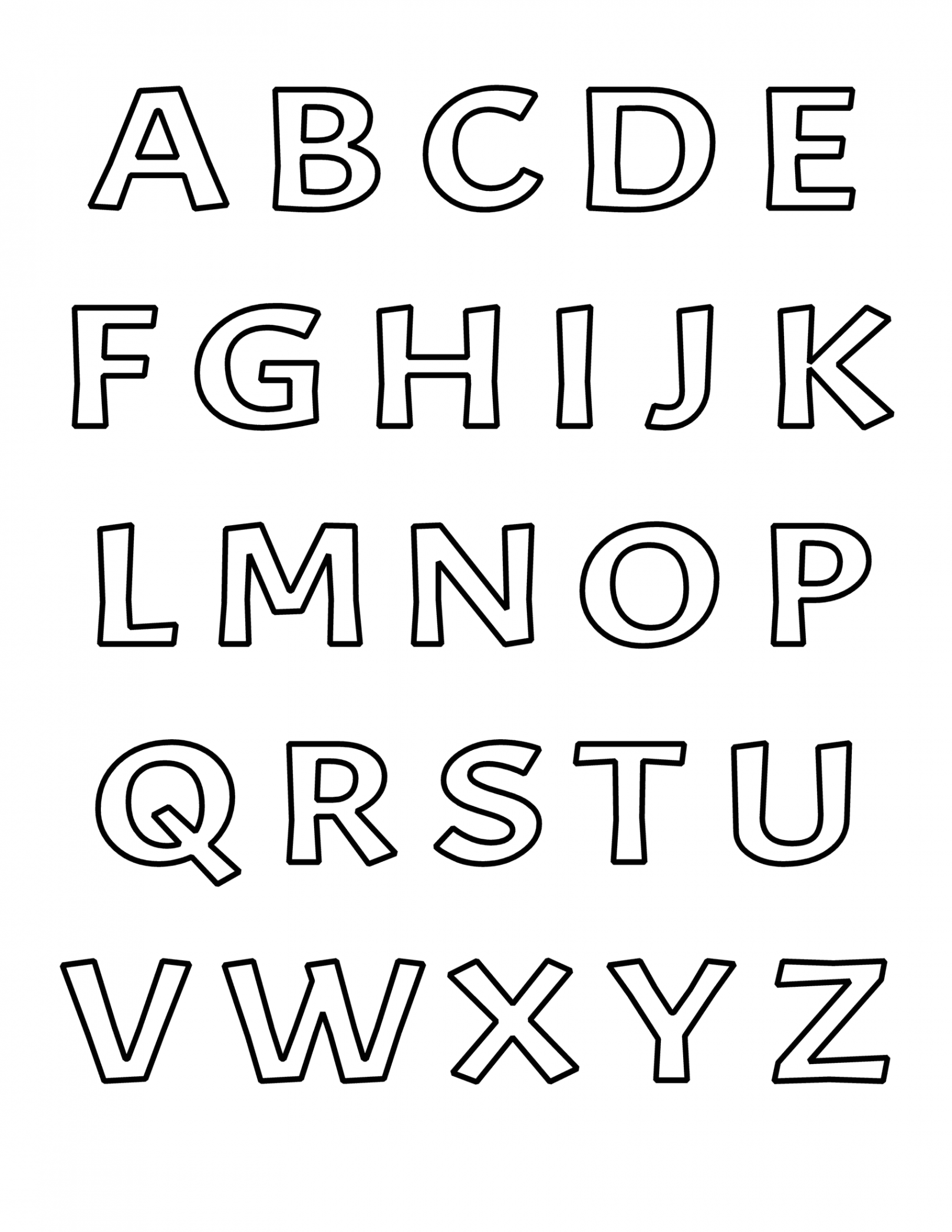 Printable Bubble Letters - Freebie Finding Mom