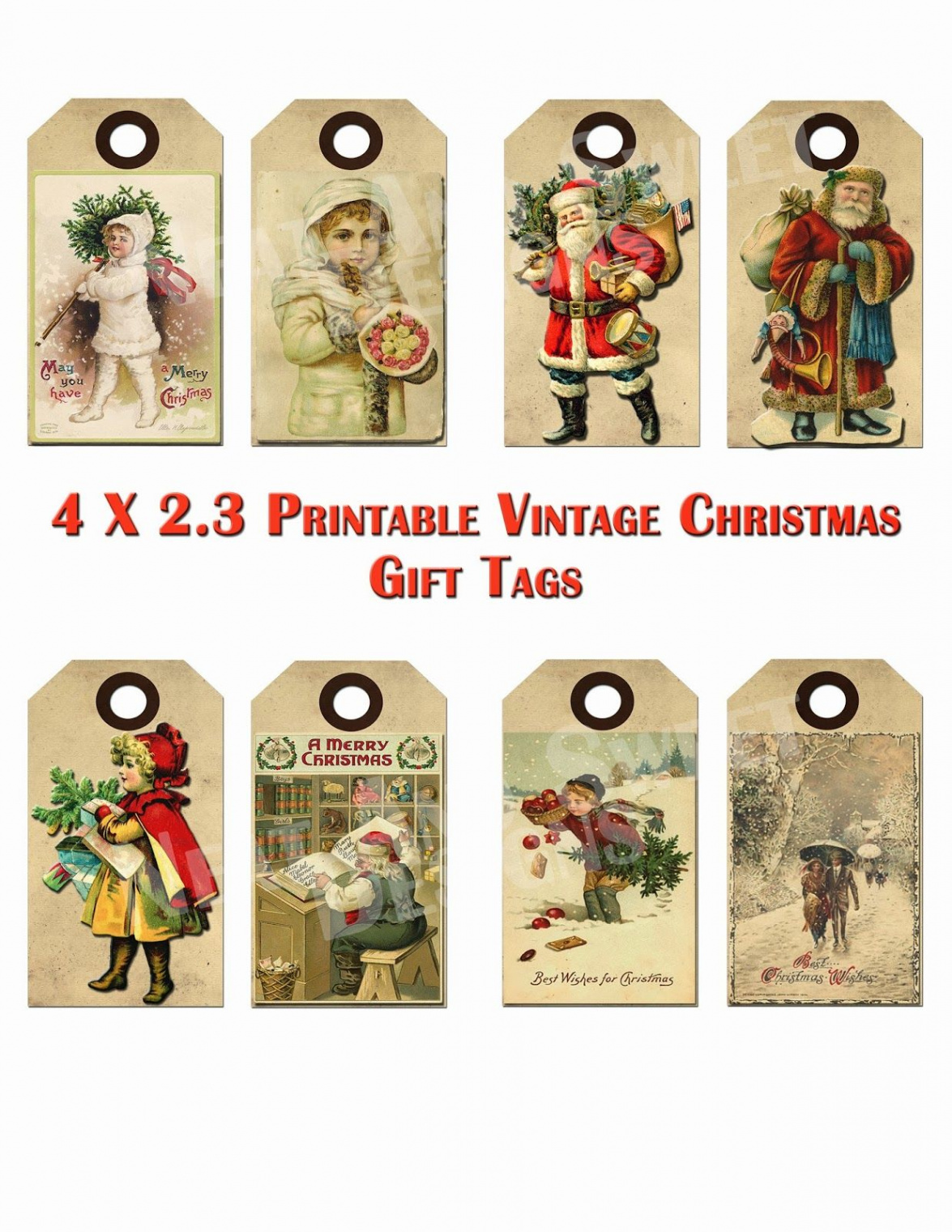 Printable Christmas Gift Tags ~ MonsterFinds  Christmas gift tags